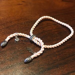 David Yurman bracelet with silver tone accents